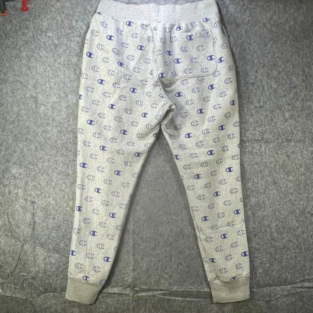 Champion Reverse Weave Jogger Sweatpants MensXL Logo AOP Urban Streetwear